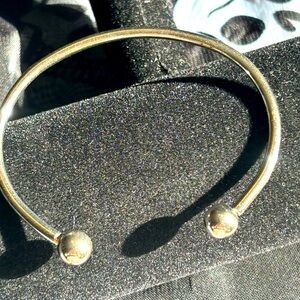 Ball end cuff bracelet